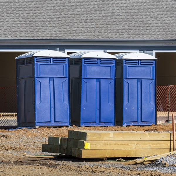 are there any restrictions on where i can place the portable restrooms during my rental period in Protivin